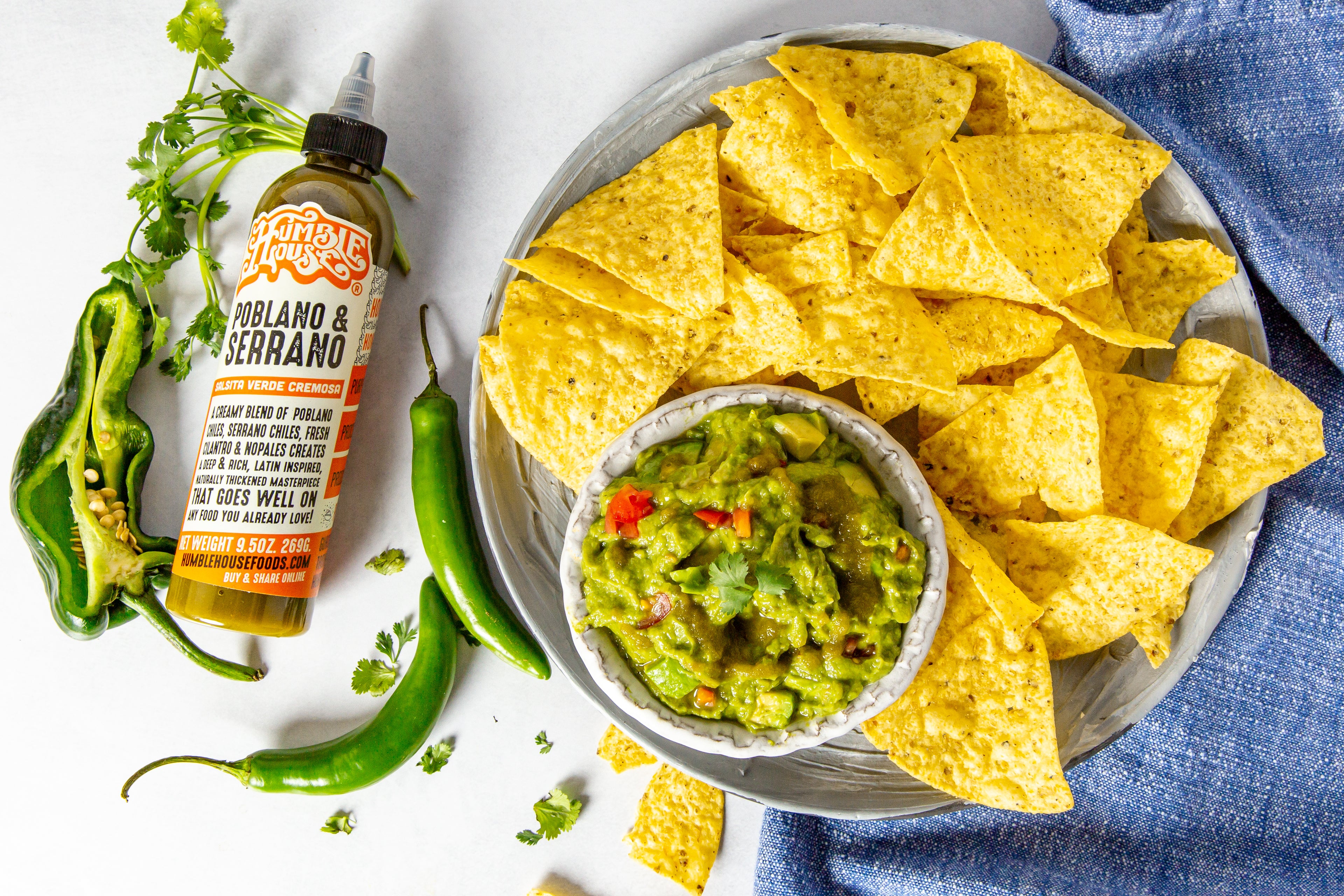 Poblano & Serrano Hot Sauce