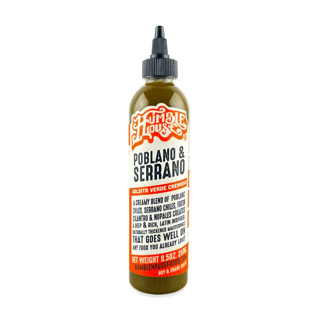 Poblano & Serrano Hot Sauce