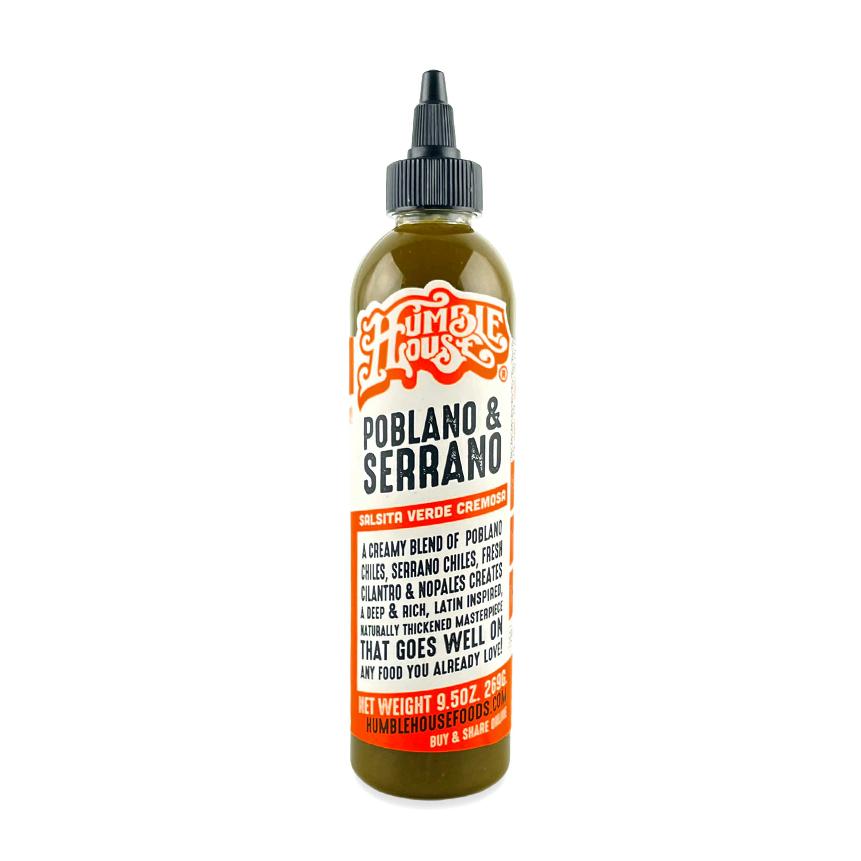 Poblano & Serrano Hot Sauce